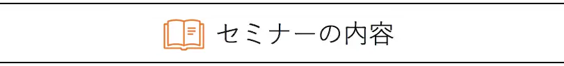 セミナーの内容